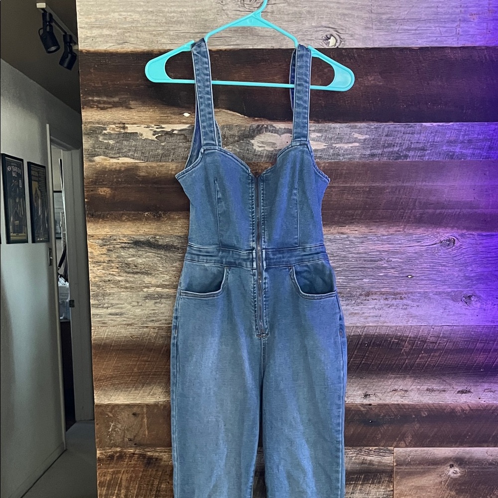 We The Free Denim Jumpsuit